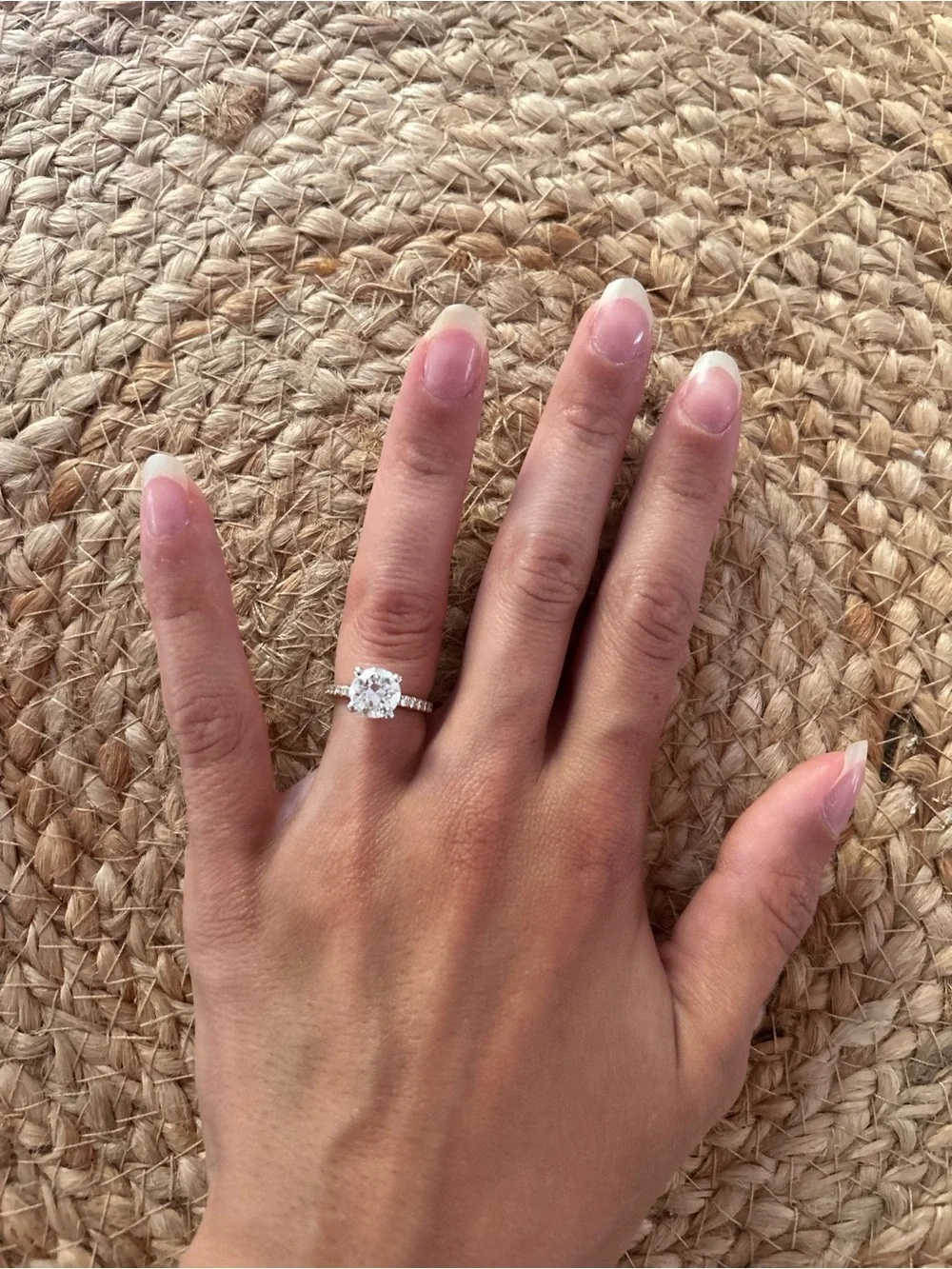 14K Yellow gold Gold 2.25 Ct Round Diamond Engagement Ring Size 5